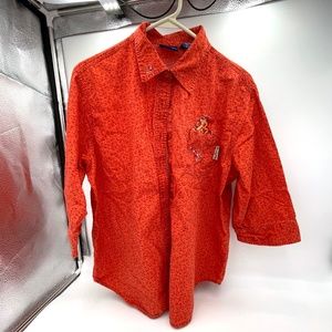 Disney's Pooh Button up collar shirt - Large